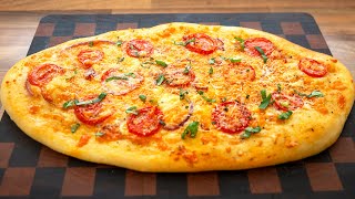 Easy Flat Bread, Italian style, An Amazing Cheese, Tomato, & Red Onion recipe