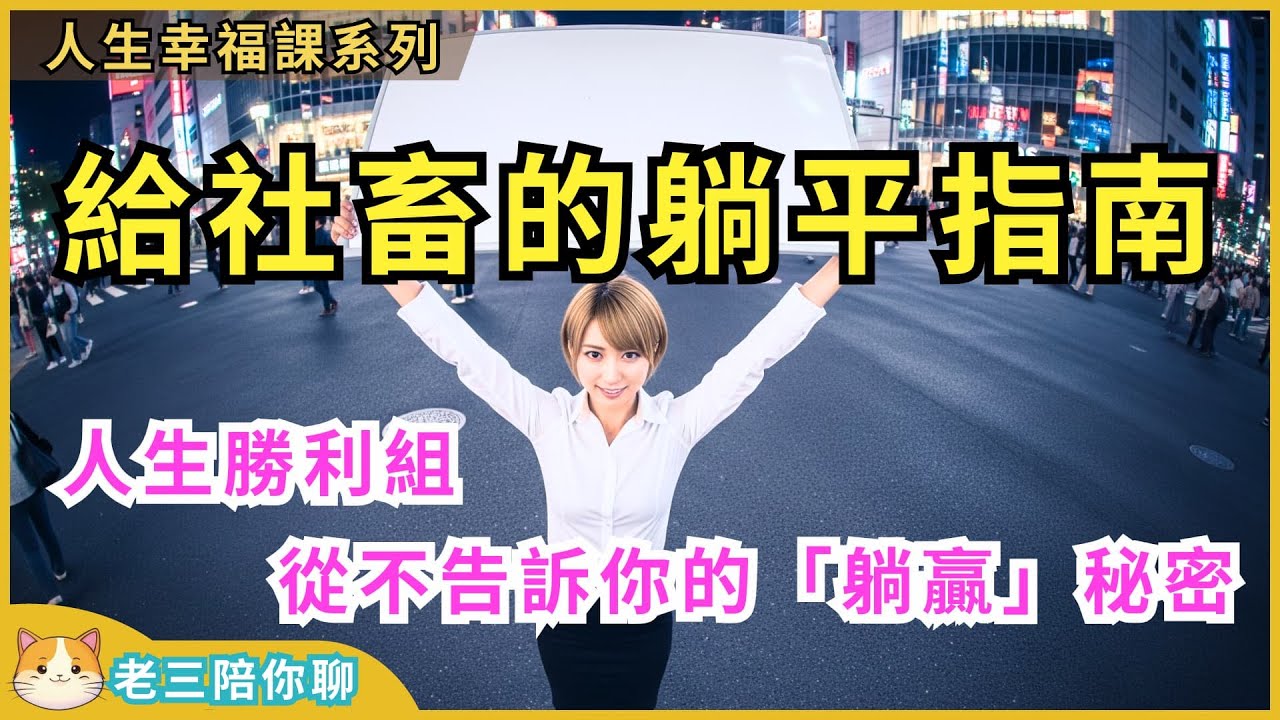 給社畜的躺平指南？人生勝利組從不告訴你的躺贏秘密 #人生 #努力 #工作