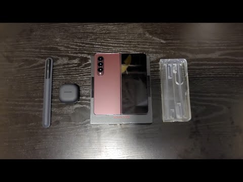 Galaxy Z Fold4 (Burgundy Exclusive) Unboxing & First Impressions