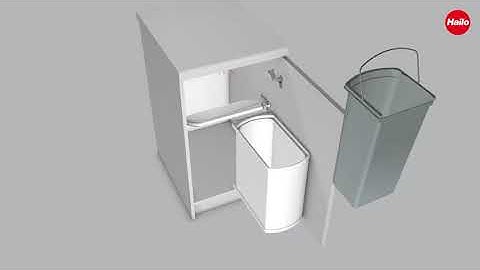 How to install the Hailo Uno-Duo Waste Bin | Häfele Australia