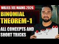 BINOMIAL THEOREM-1 || Notation and Formulae🎯 || WBJEE / JEE MAIN 2026 crash course🔥#wbjee2026