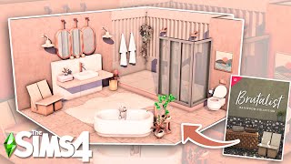 Blushtalist Bathroom | CC | The Sims 4 Speed Build