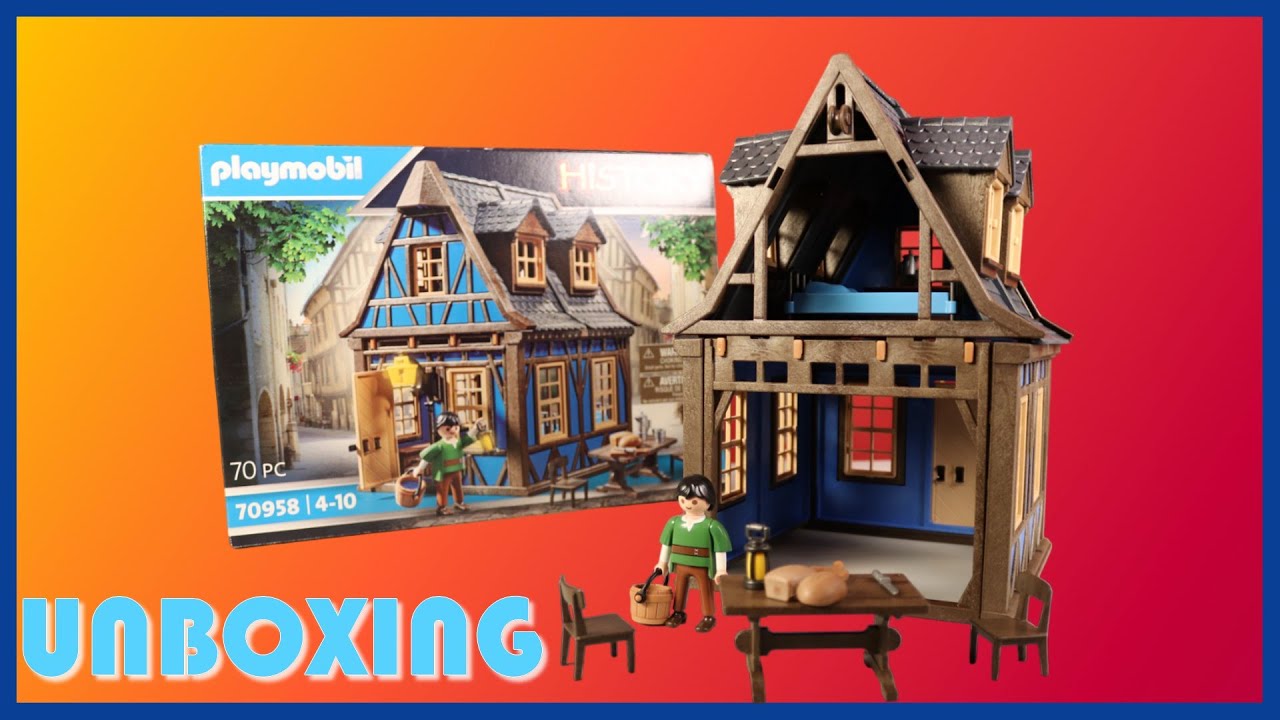 PLAYMOBIL MAISON BLEUE A COLOMBAGES 70958 DE 2023 UNBOXING YouTube playmobil-maison-bleue-a-colombages-70958-de-2023-unboxing-youtube
