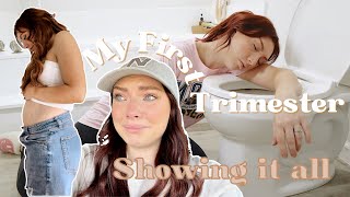 My Whole First Trimester On Film (5-13 Weeks) *honest pregnancy vlog*