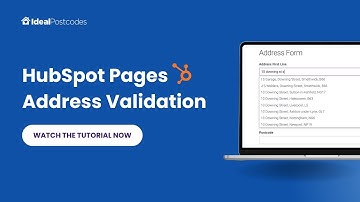 Address Validation for Hubspot Landing Pages