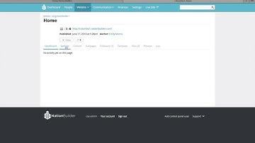 CAA + NationBuilder: Changing Website Footer