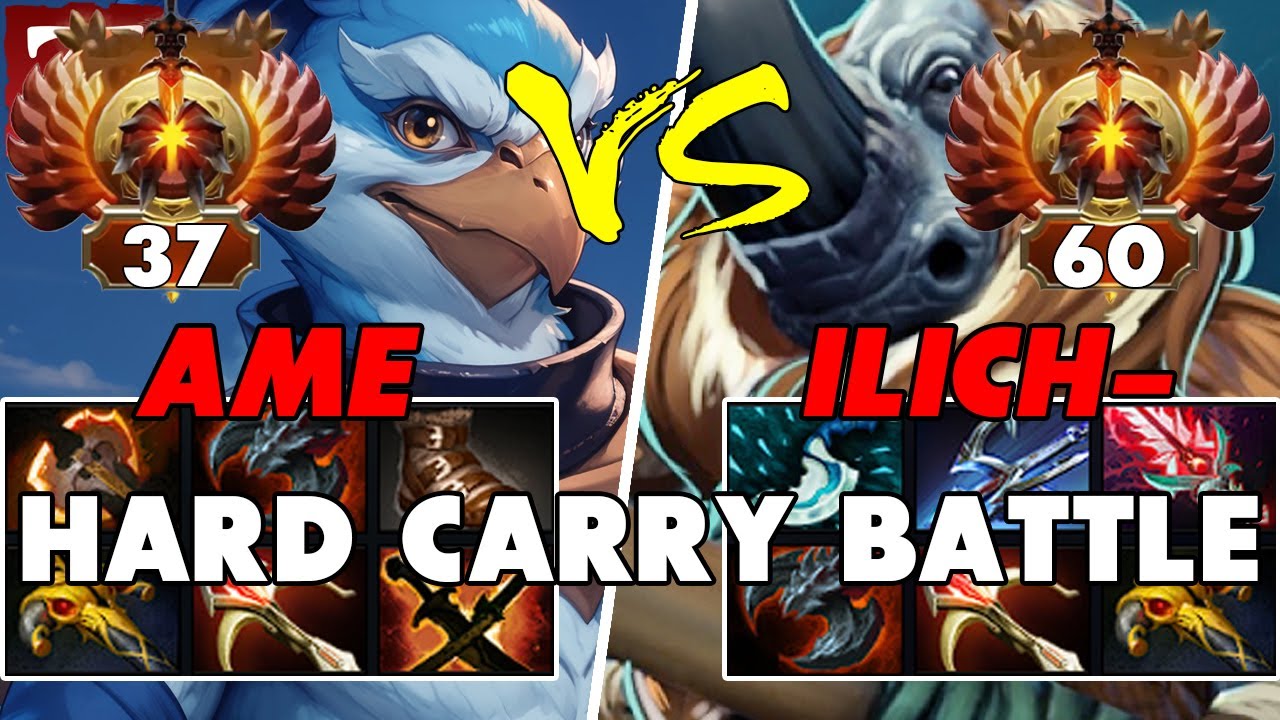 AME (KEZ) vs ILICH (MAGNUS) - Epic Battle Of Hard Carry Dota 2 Players ...