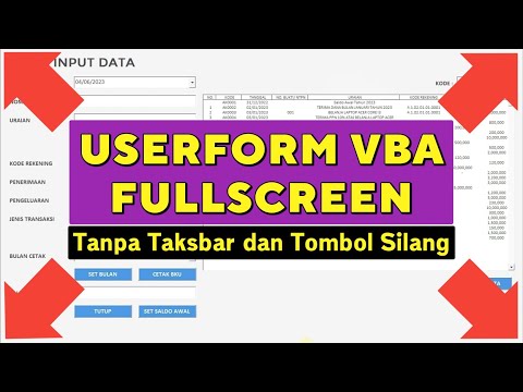 Cara Membuat Userform