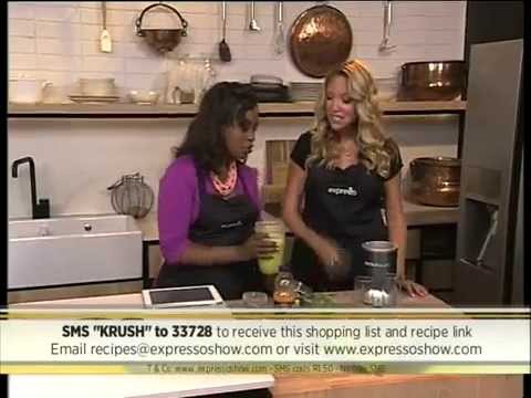 Pineapple and basil cooler smoothie - on Expresso