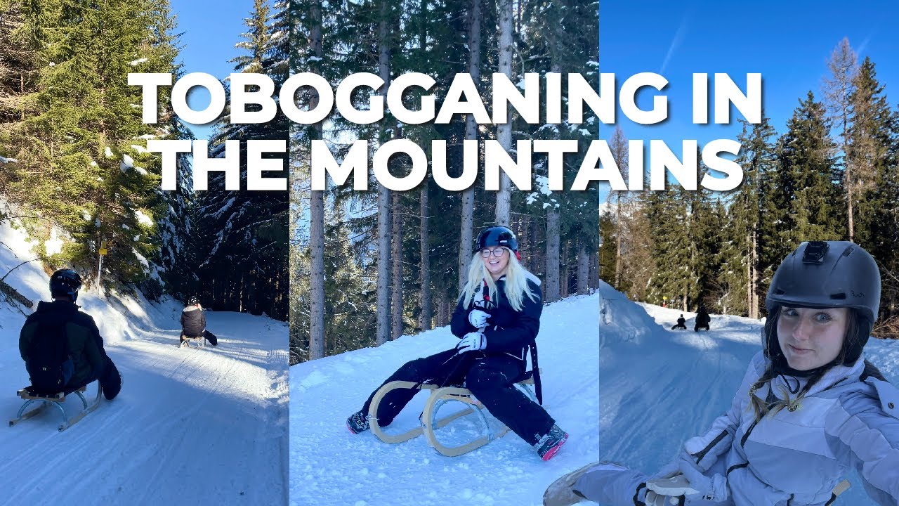 КАТАНИЕ НА САНКАХ В АВСТРИЙСКИХ АЛЬПАХ | Ski Trip Muttereralm