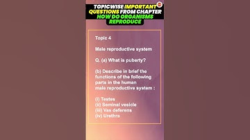 Topicwise Important Questions From Chapter How Do Organisms Reproduce  #cbseclass10exam #cbse2024