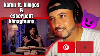 kafon ft. blingos & esserpent - khnagtouna وكرهتونا فيها(Rays Reaction)