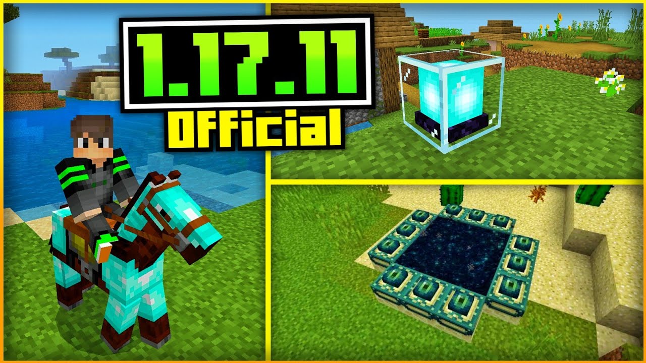 OFFICIAL TERBARU! MCPE 1.17.11 BUG FIXES - YouTube