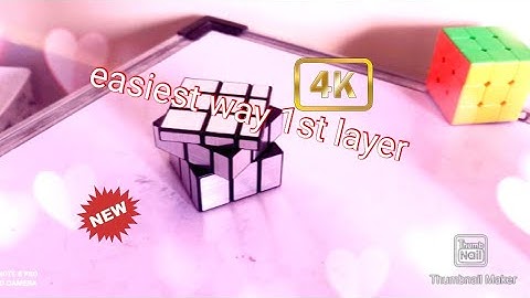 First layer of mirror cube solve(ENGLISH VERSION)