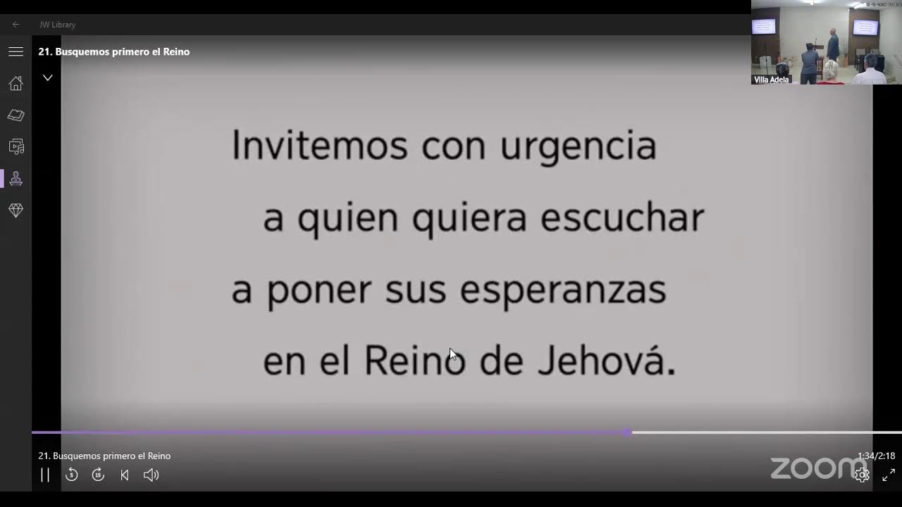 Sala de reuniones personales de Villa Adela