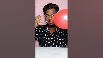 Oil Balloon🎈Experiment 😂 #shorts