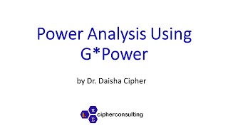 How to Perform Power Analyses Using G*Power Net Worth