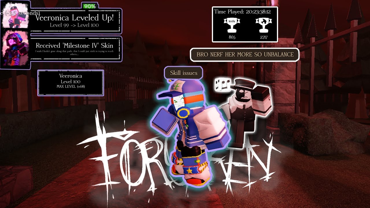 (HARD NERFED) VEERONICA AGAINST SKILLED KILLERS MAKES THEM SALTY.... | FORSAKEN |