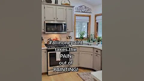 NO Sanding, NO Priming ALL-IN-ONE Paint for Kitchen Cabinets!