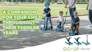 GO•UP DELUXE foldable scooter with seat for toddlers