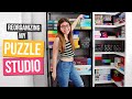 Reorganizing My Puzzle Studio (Expert-level tips on keeping puzzles organized)