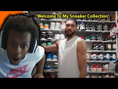 TurnMeUpMark Reacts To Jayson Tatum's Sneaker Collection!