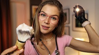 ASMR The Most Relaxing Haircut, Shaving, Face Exam, Face Massage RP, Personal Attention