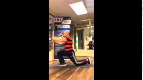 FMS In-line Lunge corrective:Half Kneeling hip stretch