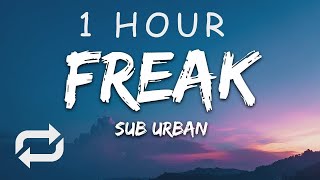 [1 HOUR 🕐 ] Sub Urban - Freak (Lyrics) feat REI AMI