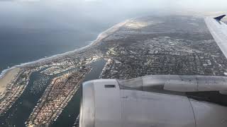 United 209 SNA-SFO takeoff Santa Ana John Wayne San Francisco Airbus A320