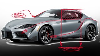 I design a MID-ENGINED Mk5 Toyota Supra!