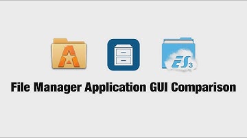 Apps Review - GUI Comparison to ES File Explorer,Tomi File Manager and Astro File Manager