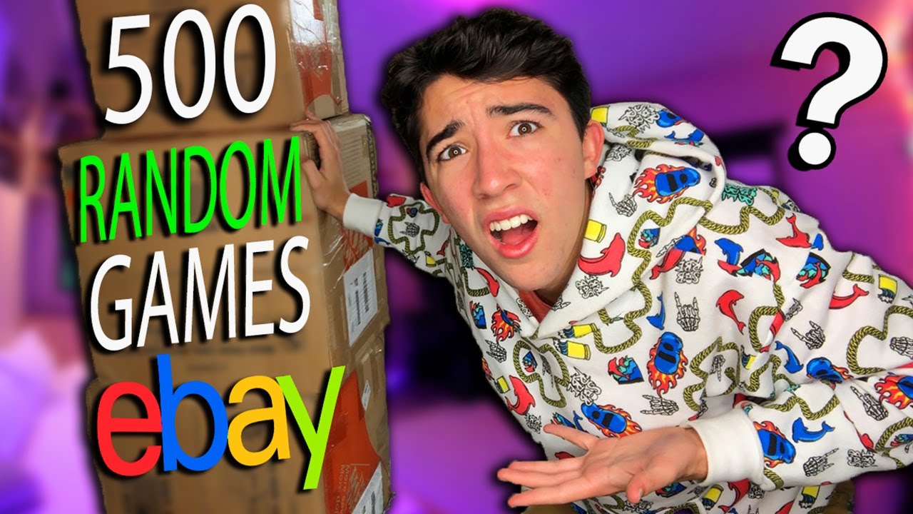 I Bought 500 RANDOM Games Off eBay. THIS is What I Got.. YouTube