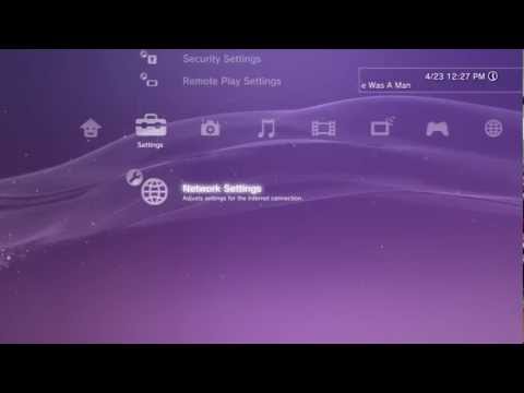 How to setup and connect the internet to your PS3 (HD)