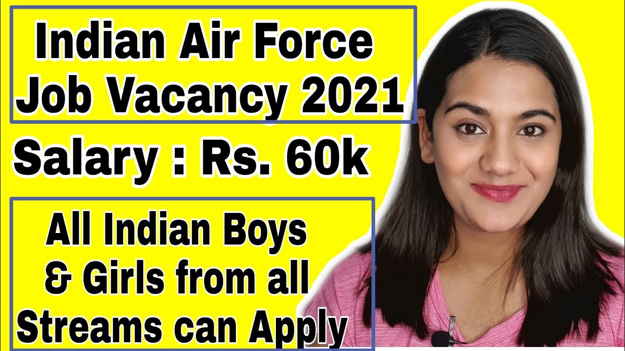 air force vacancy 12th pass girl