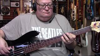 Cyndi Lauper I Drove All Night Bass Cover with Notes and Tab in Description