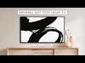 Tv art screensaver minimal line art  modern art tv background  4k screensaver minimal