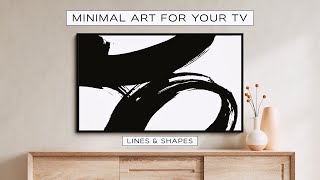 TV Art Screensaver: Minimal, Line Art, & Modern Art TV Background | 4K #screensaver #minimal