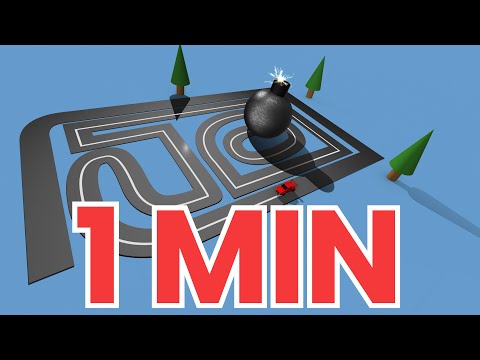 🏁💣 Car Racing Bomb Fuse Timer | 1 Minute Countdown ⏱️