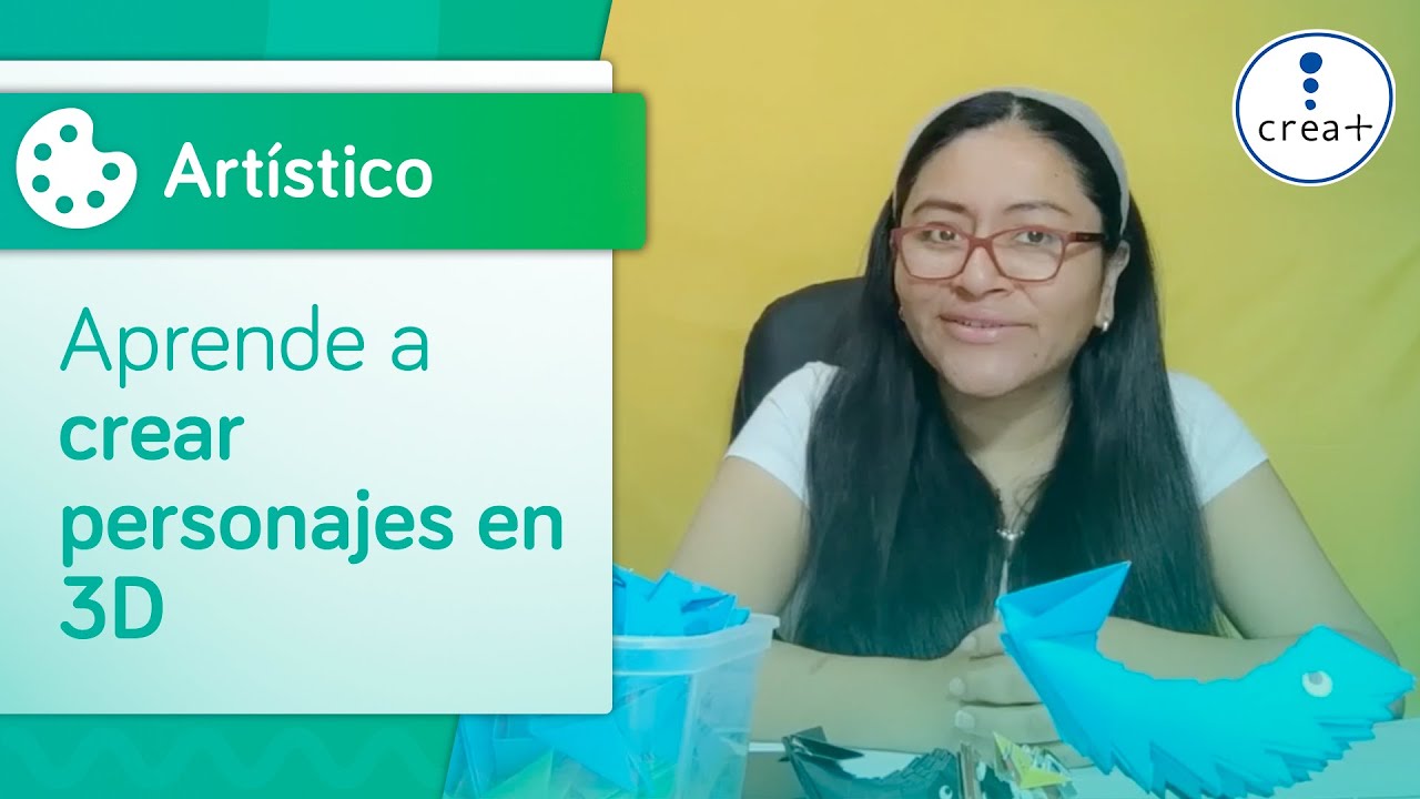 Crea+ Virtual: Aprende a crear personajes en 3D - YouTube