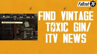 Fallout 76 FIND Vintage Toxic news