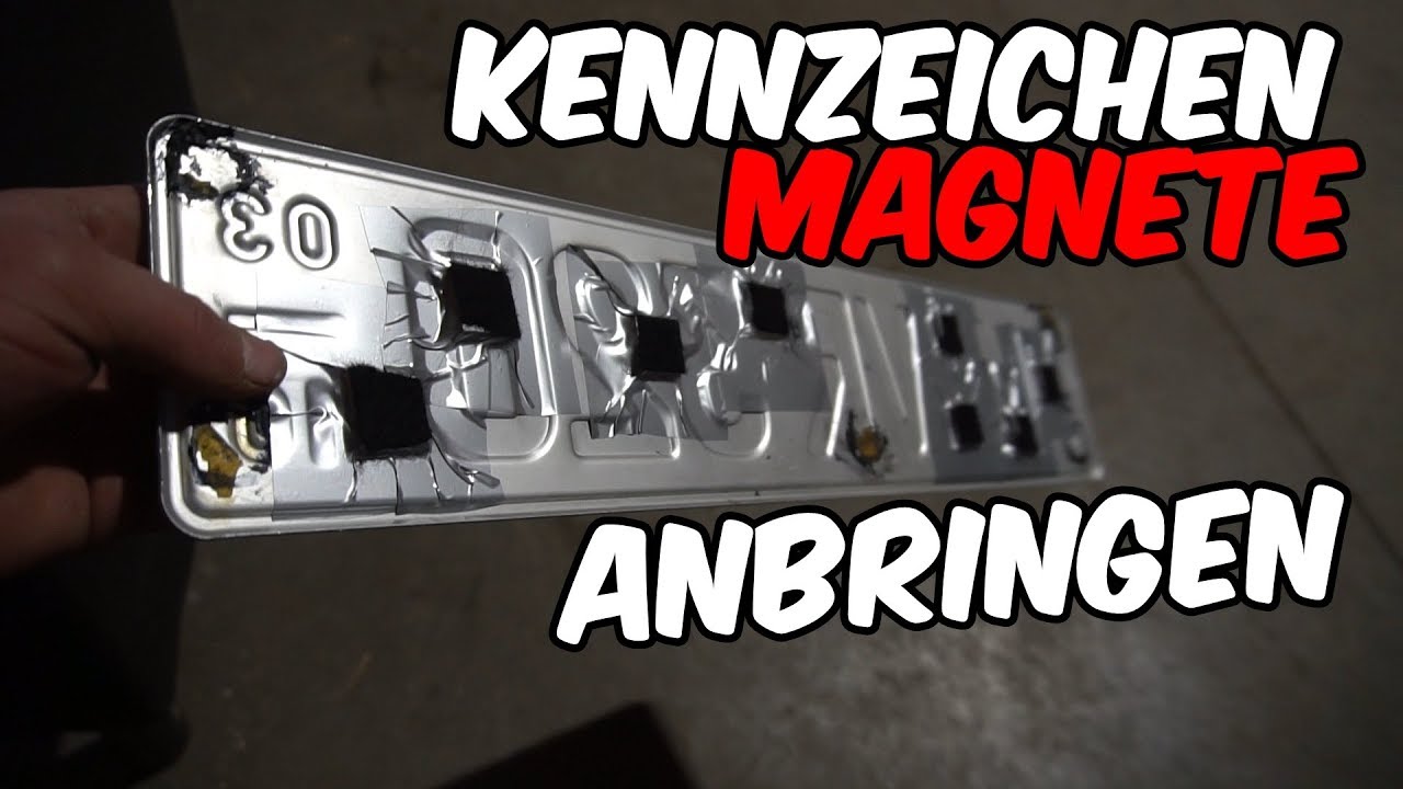 S-Mag Kennzeichenhalter Rahmenloser Magnetischer Kennzeichenhalter