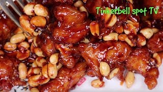 Хрустящая жареная курица с соусом по-корейски 닭강정 Dakgangjeong Korean Fried chicken recipe Хрустящая жареная курица с соусом по-корейски 닭강정 Dakgangjeong Korean Fried chicken recipe