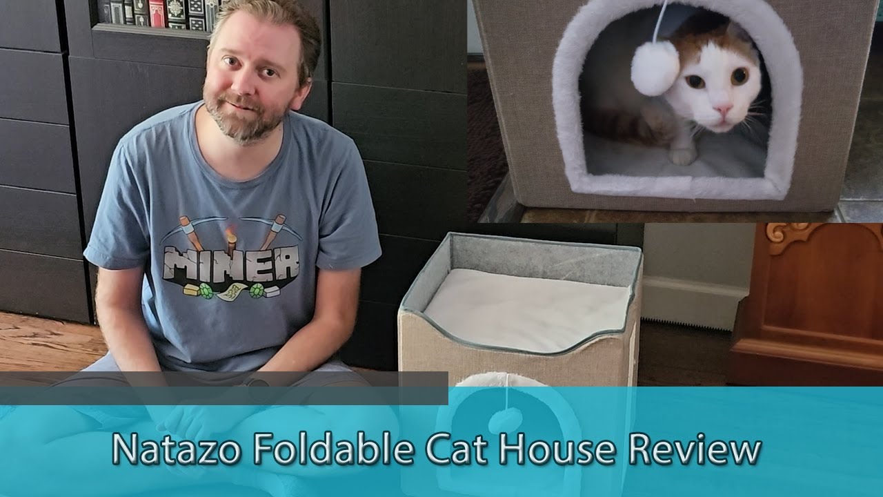GREAT TRAVELING CAT BED - Natazo Foldable Cat House Review