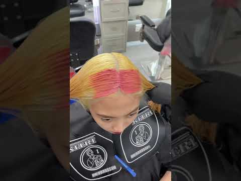 Màu Nhuộm Hồng - Nhuộm tóc màu hồng tím cho bạn mẫu dễ thương | Alin Hair Studio