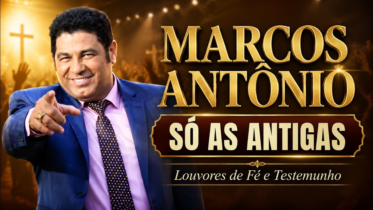 MARCOS ANTÔNIO | Só as Antigas Gospel 🙏 Pai, Quase Morri, O Galileu e Mais
