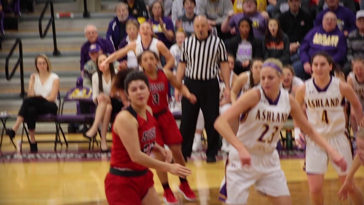 Women's Basketball GLIAC Quarterfinal Highlights vs SVSU - YouTube
