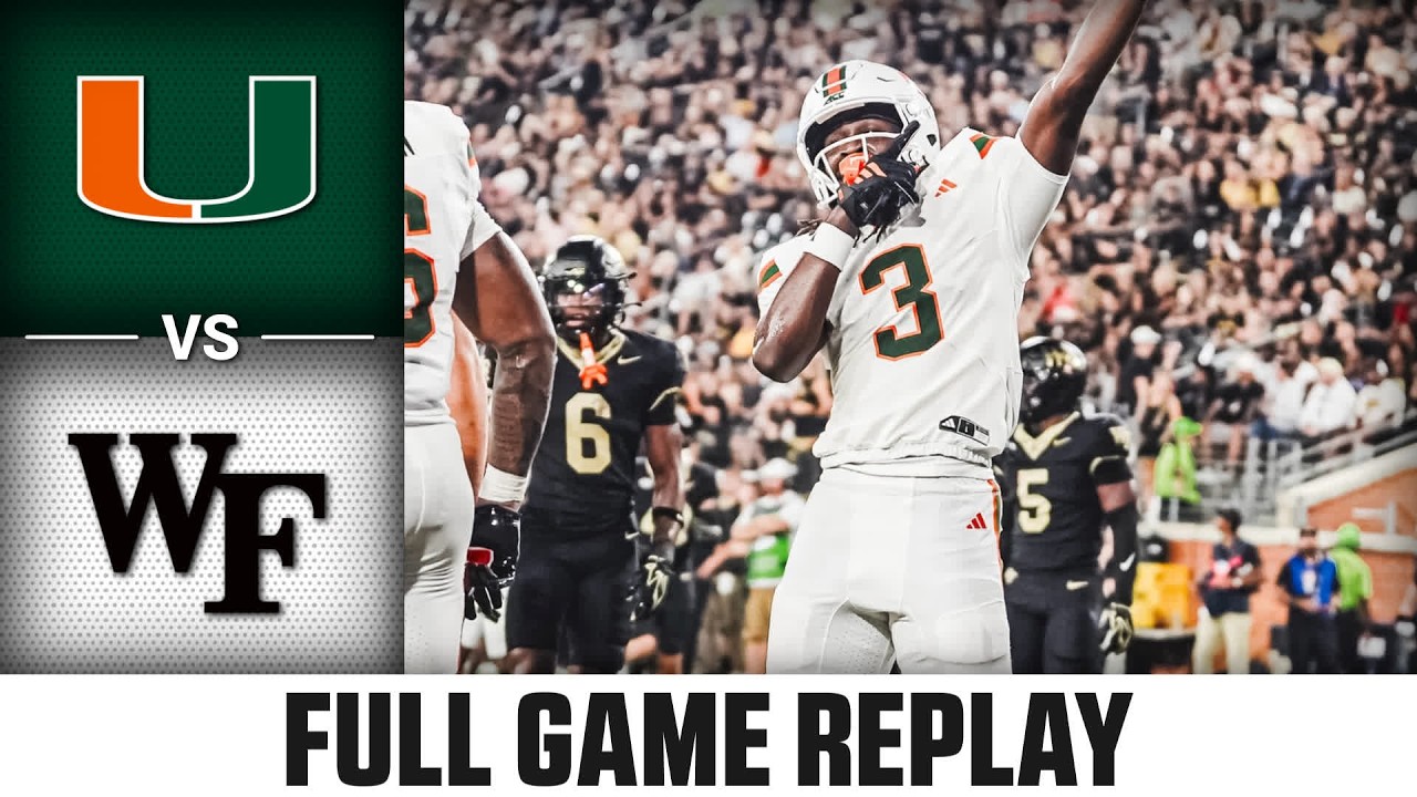 Miami vs. Wake Forest Full Game Replay | 2026 ACC Football