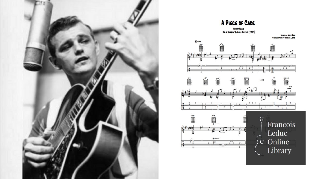 A Piece of Cake - Jerry Reed (Transcription)