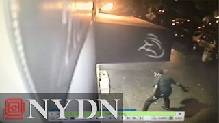 Raw: Suspect Wanted for Arson